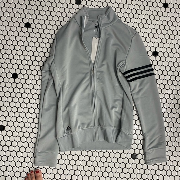 NWT Adidas golf 3 stripe jacket size small - Picture 3 of 7